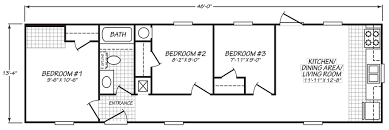 Single Wide Mobile Home Floor Plans