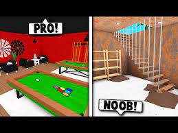 Noob Vs Pro Basement Build Challenge On