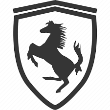 Automobile Emblem Ferrari Horse Icon