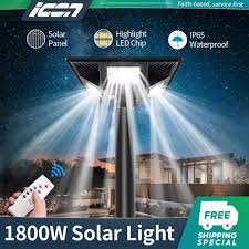 Icon Solar Street Light Outdoor