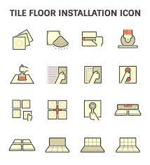 Tile Installation Vector Images Over 1