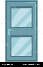 Room Door Icon Cartoon Exterior Home
