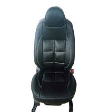 Black Leather Elegant Car Seat Cover At