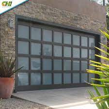 Frameless Glass Garage Door 8x7