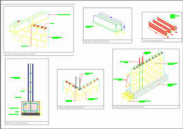 Concrete Block Wall In Autocad