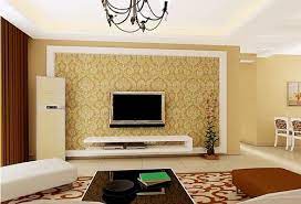 Living Hall Wall Design In Telangana
