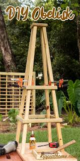 Garden Obelisk Diy Garden Trellis Diy