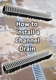 Channel Drain Chamber With Grates