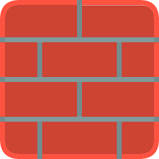 Red Brick Block Icon Free