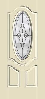 Entry Door Oval Chamber Glass Options