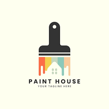House Paint Vintage Vector Style Logo