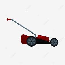 Red Motor Grass Cutter Icon