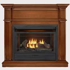 Duluth Forge Dfs 300r 3as Dual Fuel Ventless Gas Fireplace 26 000 Btu Remote Control Apple Spice Finish