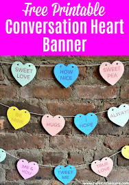 Free Printable Conversation Hearts