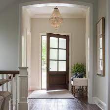 Frosted Glass Pane Front Door Design Ideas