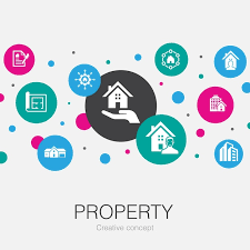 Property Trendy Circle Template With
