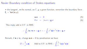 Navier Boundary Condtion For Stokes