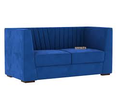 Buy Adley 2 Seater Sofa Velvet Indigo