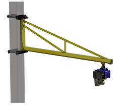column mounted jib cranes