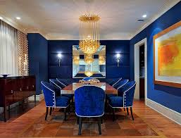 Blue Dining Rooms 18 Exquisite