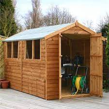 Overlap Apex Wooden Garden Shed