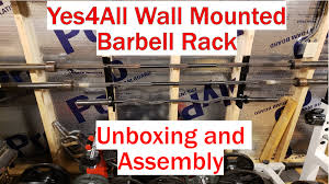 Yes4all Wall Mounted Barbell Rack