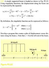 fig p2 22 using singularity functions