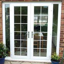 White French Doors With Side Panels