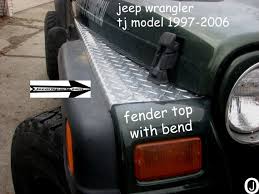 Jeep Wrangler Tj Aluminum Diamond Plate