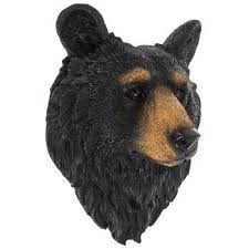 Black Bear Head Wall Decor Hobby