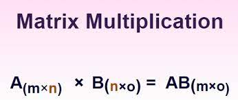 Matrix Multiplication How To Multiply