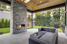 Add An Outdoor Fireplace To Your