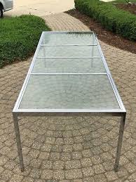 Glass Extendable Dining Table