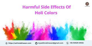 Harmful Side Effects Of Holi Colors