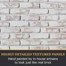 Faux Brick 3d Textured Wall Panel Old