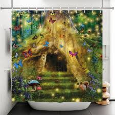 Fairy Shower Curtain 72x72 Inch