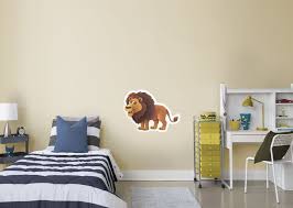 Jungle Lion Icon Removable Adhesive