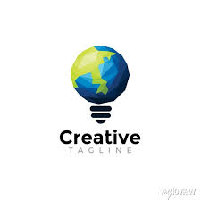 Light Bulb Idea Logo Design Modern