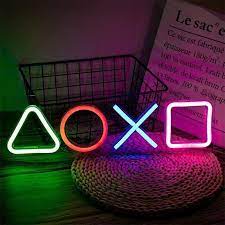 Game Icon Neon Sign Light Led Lamp Wall