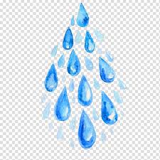 Water Droplets Ilration Watercolor