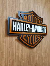 Harley Davidson 3 D Metal Wall Sign