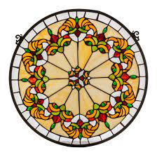 Round Stained Glass Church Window