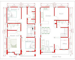 House Plan Drawing 6x10 Meters 20x33