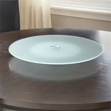 Frosted Tempered Glass Lazy Susan