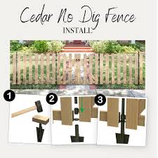 W Cedar Garden Fence Gate
