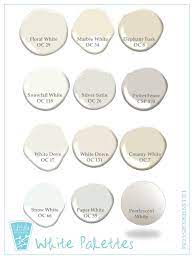 Winter White Color Palettes According