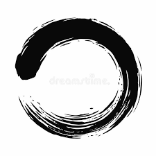 Enso Zen Circle Brush Vector