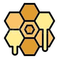 Bee Wax Icon Outline Vector Candle