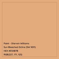 Sun Bleached Ochre Sw 9011 Paint