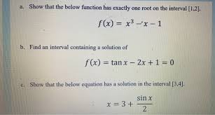 Solved A Show That The Below Function